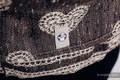 Mochila LennyUp, talla estándar, tejido jaquard (74% algodón, 26% seda) - conversión de fular SENTIMENT - LACE #babywearing