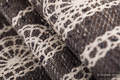 Baby Wrap, Jacquard Weave (74% cotton 26% silk) - SENTIMENT - LACE - size XS #babywearing