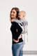 Nosidło Klamrowe ONBUHIMO - CHOICE - SYMFONIA KLASYCZNA  - z tkaniny żakardowej (100% bawełna), rozmiar Standard #babywearing