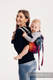 Nosidło Klamrowe ONBUHIMO - CHOICE - SYMFONIA TĘCZOWA DARK - z tkaniny żakardowej (100% bawełna), rozmiar Toddler #babywearing