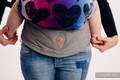Nosidełko Ergonomiczne LennyGo - CHOICE - LOVKA PINKY VIOLET, z tkaniny żakardowej 100% bawełna , rozmiar Toddler #babywearing