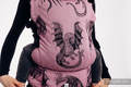 Nosidełko LennyUp z tkaniny żakardowej 100% bawełna , rozmiar standard - DRAGON - SMOCZY OWOC #babywearing