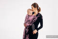 Baby Wrap, Jacquard Weave (100% cotton) - DRAGON - DRAGON FRUIT - size S #babywearing