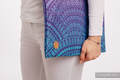 Sac à bandoulière en retailles d’écharpes (100 % coton) - PEACOCK'S TAIL - CLOSER TO THE SUN #babywearing