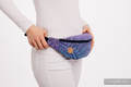 Waist Bag made of woven fabric, (100% cotton) - PEACOCK'S TAIL - CLOSER TO THE SUN #babywearing