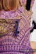 Nosidełko Ergonomiczne LennyGo z tkaniny żakardowej 100% bawełna , rozmiar Baby - PAWI OGON - W STRONĘ SŁOŃCA #babywearing