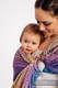 Żakardowa chusta kółkowa do noszenia dzieci, 100% bawełna - PAWI OGON - W STRONĘ SŁOŃCA - long 2.1m #babywearing