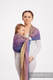 Sling, jacquard (100% coton) -  PEACOCK'S TAIL - CLOSER TO THE SUN - standard 1.8m #babywearing