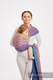 Żakardowa chusta do noszenia dzieci, bawełna - PAWI OGON - W STRONĘ SŁOŃCA - rozmiar XS #babywearing