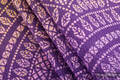 Baby Wrap, Jacquard Weave (100% cotton) - PEACOCK'S TAIL - CLOSER TO THE SUN - size S #babywearing
