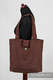 Shoulder bag made of wrap fabric (100% cotton) - Chestnut - standard size 37cmx37cm #babywearing