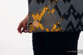 Sac à bandoulière en retailles d’écharpes (100 % coton) - WAWA - Grey & Mustard #babywearing