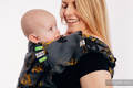 Ensemble protège bretelles et sangles pour capuche (60% coton, 40% polyester) - WAWA - Grey & Mustard #babywearing