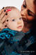 LennyGo Mochila ergonómica, talla Toddler, jacquard 100% algodón - WAWA - Grey & Blue #babywearing