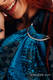 Żakardowa chusta kółkowa do noszenia dzieci, 100% bawełna - WAWA - Szary z Niebieskim - long 2.1m  (drugi gatunek) #babywearing