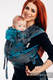 WRAP-TAI Tragehilfe Mini mit Kapuze/ Jacquardwebung / 100% Baumwolle / WAWA - Grey & Blue (grad B) #babywearing