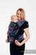 LennyUp Carrier, Standard Size, jacquard weave 100% cotton - WAWA - Grey & Pink #babywearing