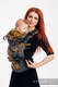 LennyGo Mochila ergonómica, talla Toddler, jacquard 100% algodón - WAWA - Grey & Mustard #babywearing