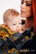 LennyGo Porte-bébé ergonomique, taille bébé, jacquard 100% coton, WAWA - Grey & Mustard (grade B) #babywearing
