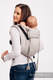 Lenny Buckle Onbuhimo baby carrier, standard size, jacquard weave (100% cotton) - BIG LOVE - OMBRE BEIGE #babywearing
