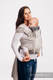 WRAP-TAI Tragehilfe Mini mit Kapuze/ Jacquardwebung / 100% Baumwolle - BIG LOVE - OMBRE BEIGE #babywearing