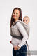Żakardowa chusta do noszenia dzieci, bawełna - BIG LOVE - OMBRE BEŻ - rozmiar M #babywearing