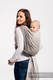Fular, tejido jacquard (100% algodón) - BIG LOVE - OMBRE BEIGE - talla XS #babywearing