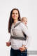 Baby Wrap, Jacquard Weave (100% cotton) - BIG LOVE - OMBRE BEIGE - size XL #babywearing