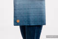 Einkaufstasche, hergestellt aus gewebtem Stoff (100% Baumwolle) - BIG LOVE - OMBRE LIGHT BLUE #babywearing