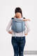 Lenny Buckle Onbuhimo baby carrier, standard size, jacquard weave (100% cotton) - BIG LOVE - OMBRE LIGHT BLUE #babywearing