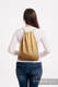 Sac à cordons en retailles d’écharpes (100 % coton) - BIG LOVE - OMBRE YELLOW - taille standard 32 cm x 43 cm #babywearing