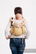 Nosidło Klamrowe ONBUHIMO z tkaniny żakardowej (100% bawełna), rozmiar Standard - BIG LOVE - OMBRE ŻÓŁTY #babywearing