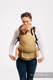 LennyUp Tragehilfe, Größe Standard, Jacquardwebung, 100% Baumwolle - BIG LOVE - OMBRE YELLOW  #babywearing