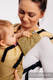 Ensemble protège bretelles et sangles pour capuche (60% coton, 40% polyester) - BIG LOVE - OMBRE YELLOW #babywearing