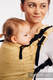 LennyUp Carrier, Standard Size, jacquard weave 100% cotton - BIG LOVE - OMBRE YELLOW #babywearing