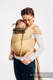 Nosidełko dla dzieci WRAP-TAI MINI, bawełna, splot żakardowy, z kapturkiem  BIG LOVE - OMBRE ŻÓŁTY #babywearing