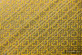 Fular, tejido jacquard (100% algodón) - BIG LOVE - OMBRE YELLOW - talla S #babywearing