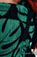 Mochila LennyUp, talla estándar, tejido jaquard (78% algodón, 22% seda) - conversión de fular MONSTERA - URBAN JUNGLE #babywearing