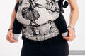 Mochila LennyUp, talla estándar, tejido jaquard 100% algodón - conversión de fular DANCING  DREAMS #babywearing