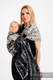 Żakardowa chusta kółkowa do noszenia dzieci, (100% bawełna), ramię bez zakładek - TAŃCZĄCE MARZENIA - long 2.1m #babywearing