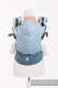 Ergonomic Carrier, Baby Size, jacquard weave 100% cotton - BIG LOVE - OMBRE LIGHT BLUE - Second Generation #babywearing