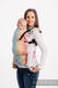 Mochila LennyUpGrade, talla estándar, tejido jaqurad 100% algodón - BIG LOVE RAINBOW #babywearing