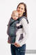 Mochila LennyUpGrade, talla estándar, tejido jaqurad 100% algodón - BIG LOVE SAPPHIRE #babywearing