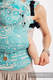 Mochila ergonómica LennyGo, talla Toddler, jacquard (64% algodón, 36% seda) - HORIZON'S VERGE - ATLANTIS #babywearing