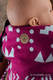 Nosidełko LennyUpGrade - CHOICE - EKSPERYMENT nr 12 -  z tkaniny żakardowej, rozmiar standard - (50% perła, 27% jedwab noil, 23% bawełna czesana) #babywearing