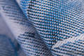 Tragetuch, Jacquardwebung (100% Baumwolle) - MAGNOLIA BLUE OPAL - Größe L #babywearing