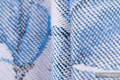 Tragetuch, Jacquardwebung (100% Baumwolle) - MAGNOLIA BLUE OPAL - Größe XS #babywearing