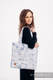 Shoulder bag made of wrap fabric (100% cotton) - MAGNOLIA BLUE OPAL - standard size 37cmx37cm #babywearing