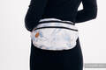 Riñonera hecha de tejido de fular, talla grande (100% algodón) - MAGNOLIA BLUE OPAL #babywearing