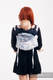 Nosidło Klamrowe ONBUHIMO z tkaniny żakardowej (100% bawełna), rozmiar Toddler - MAGNOLIA BLUE OPAL #babywearing